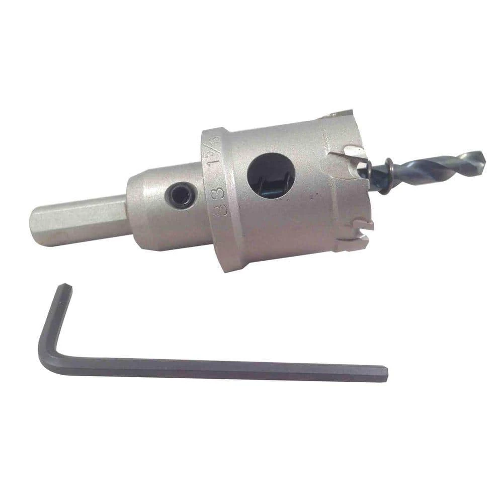 Disston 1-5/16 in. Xtreme Tri-Cut Tungsten Carbide Hole Cutter by BLU-MOL 1 Disston 1-5/16 in. Xtreme Tri-Cut Tungsten Carbide Hole Cutter by BLU-MOL