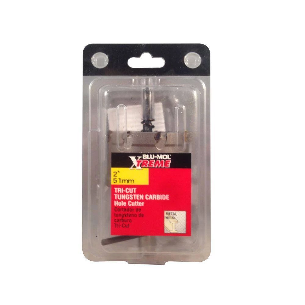 Disston 2 in. Xtreme Tri-Cut Tungsten Carbide Hole Cutter by BLU-MOL 2 Disston 2 in. Xtreme Tri-Cut Tungsten Carbide Hole Cutter by BLU-MOL - Image 2