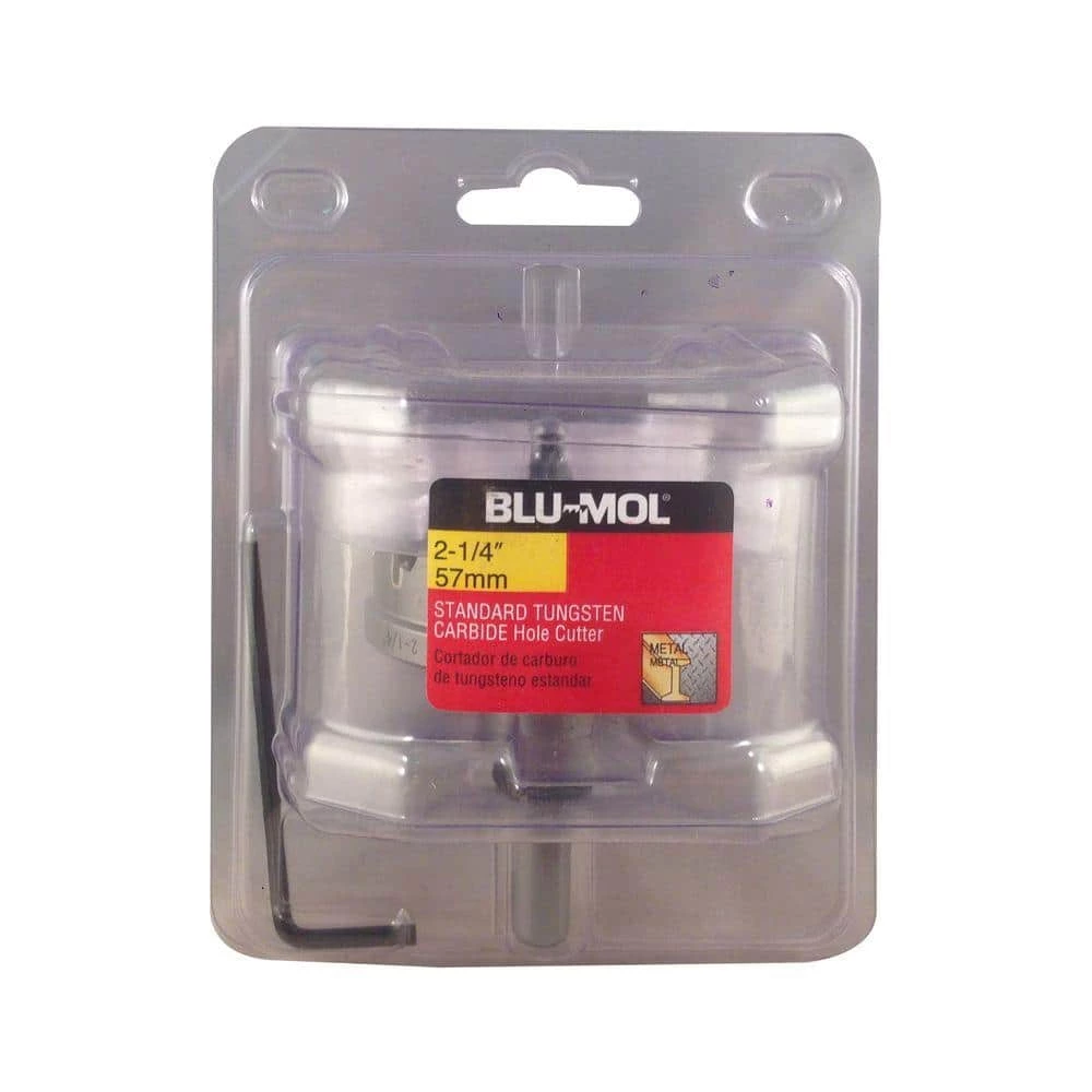 Disston 2-1/4 in. Standard Tungsten Carbide Hole Cutter by BLU-MOL 1 Disston 2-1/4 in. Standard Tungsten Carbide Hole Cutter by BLU-MOL