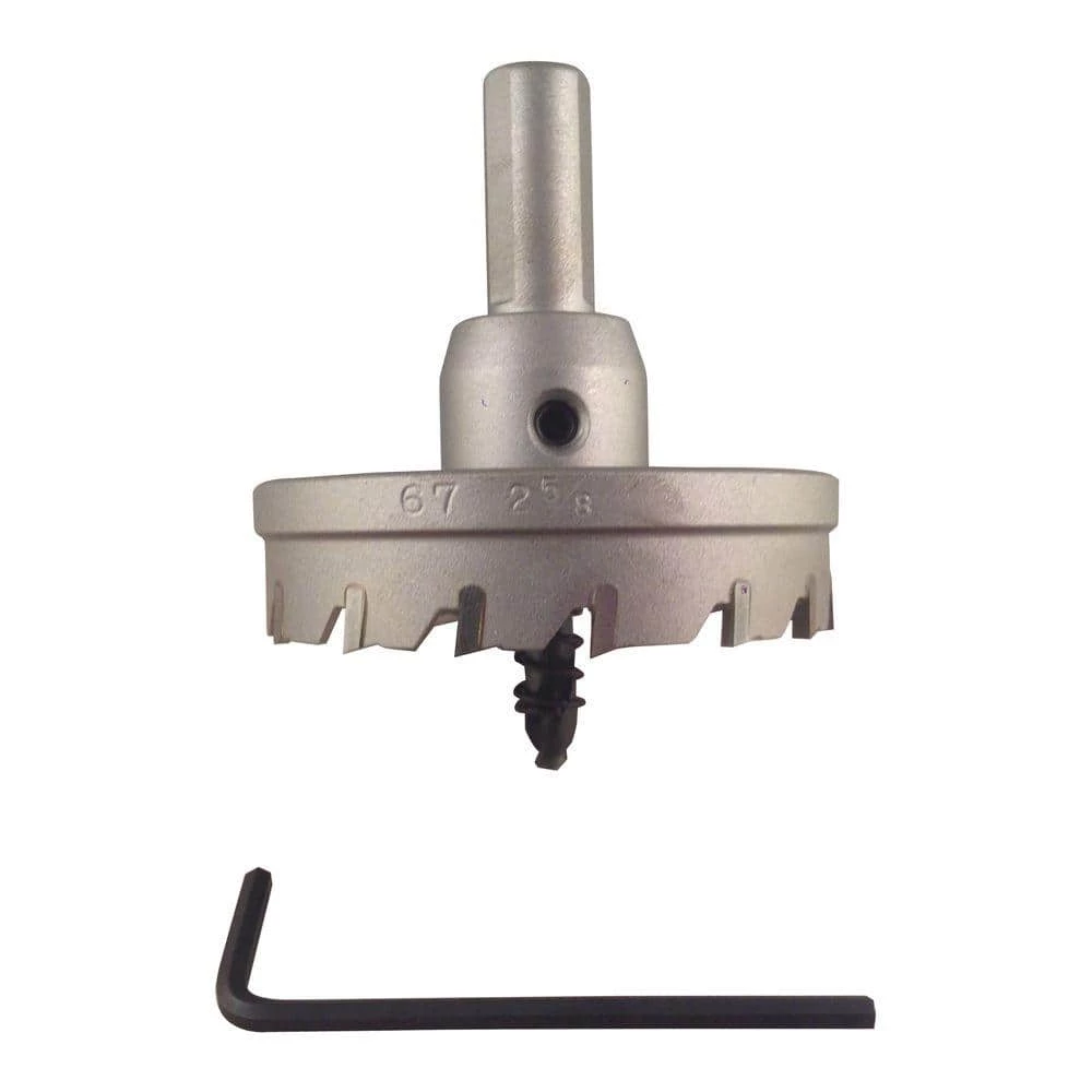 Disston 2-9/16 in. Standard Tungsten Carbide Hole Cutter by BLU-MOL 2 Disston 2-9/16 in. Standard Tungsten Carbide Hole Cutter by BLU-MOL - Image 2