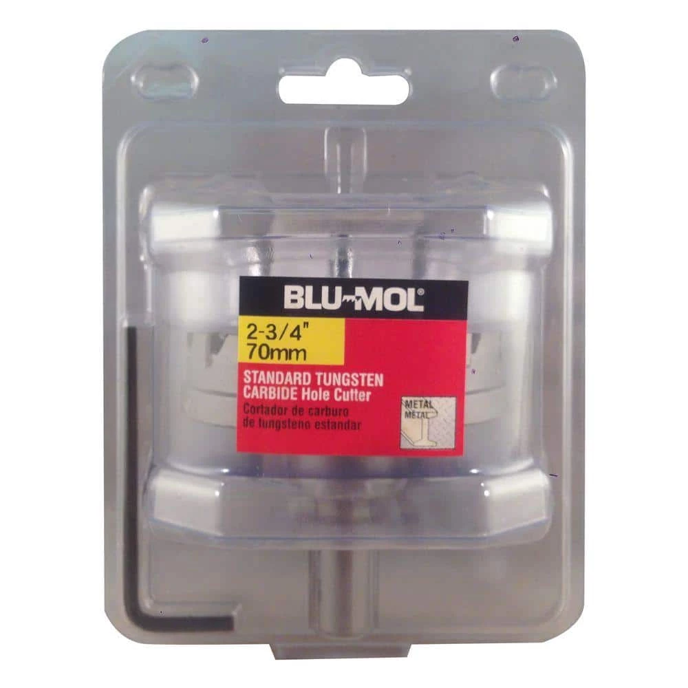 Disston 2-3/4 in. Standard Tungsten Carbide Hole Cutter by BLU-MOL 1 Disston 2-3/4 in. Standard Tungsten Carbide Hole Cutter by BLU-MOL