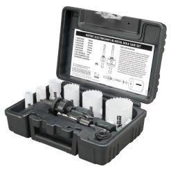 Disston Blu-Mol Electrician's Metric Xtreme Bi-Metal Hole Saw Kit (9-Piece)