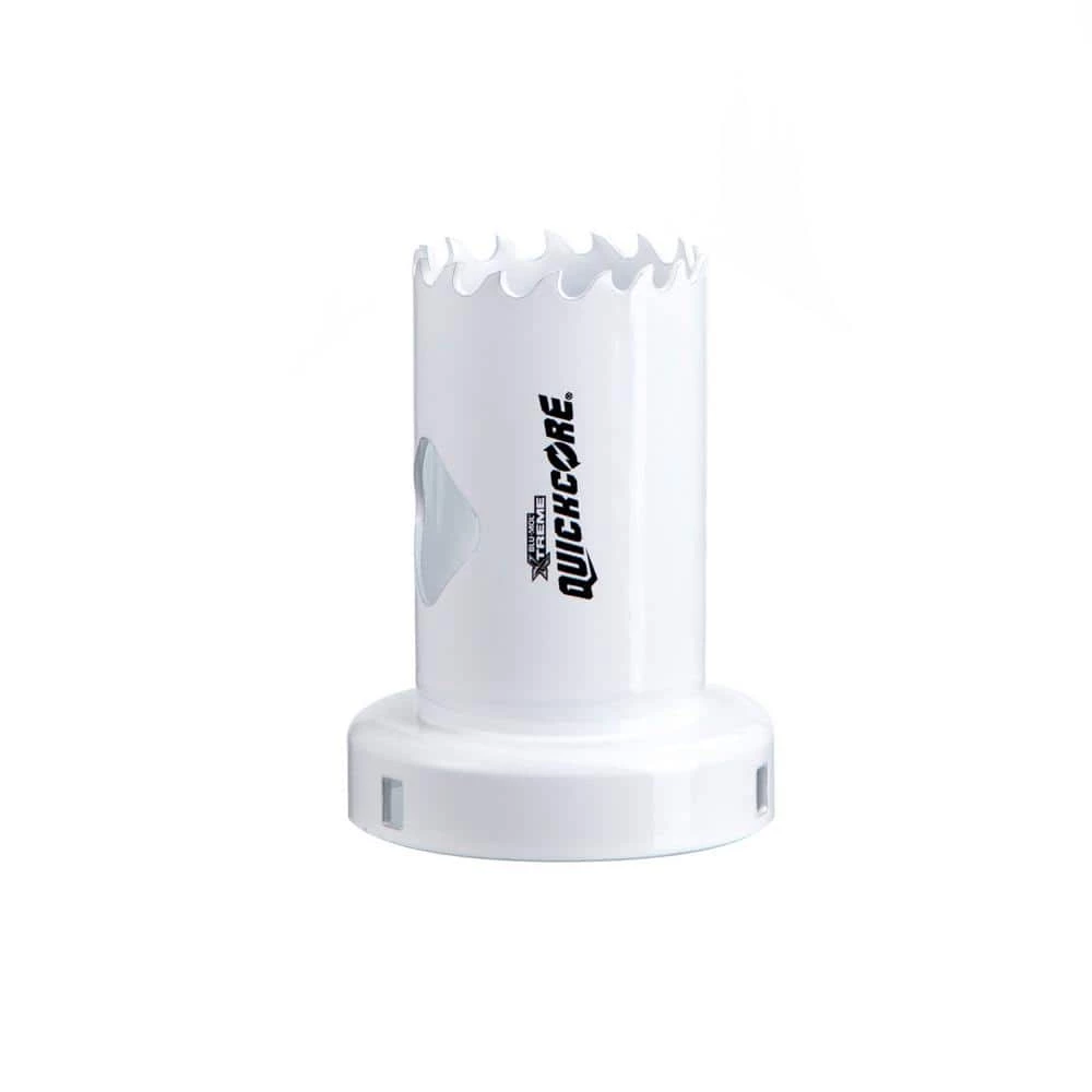 Disston Quickcore 1-3/8 in. Quick Change 1-7/8 in. D Hole Saw by BLU-MOL 1 Disston Quickcore 1-3/8 in. Quick Change 1-7/8 in. D Hole Saw by BLU-MOL