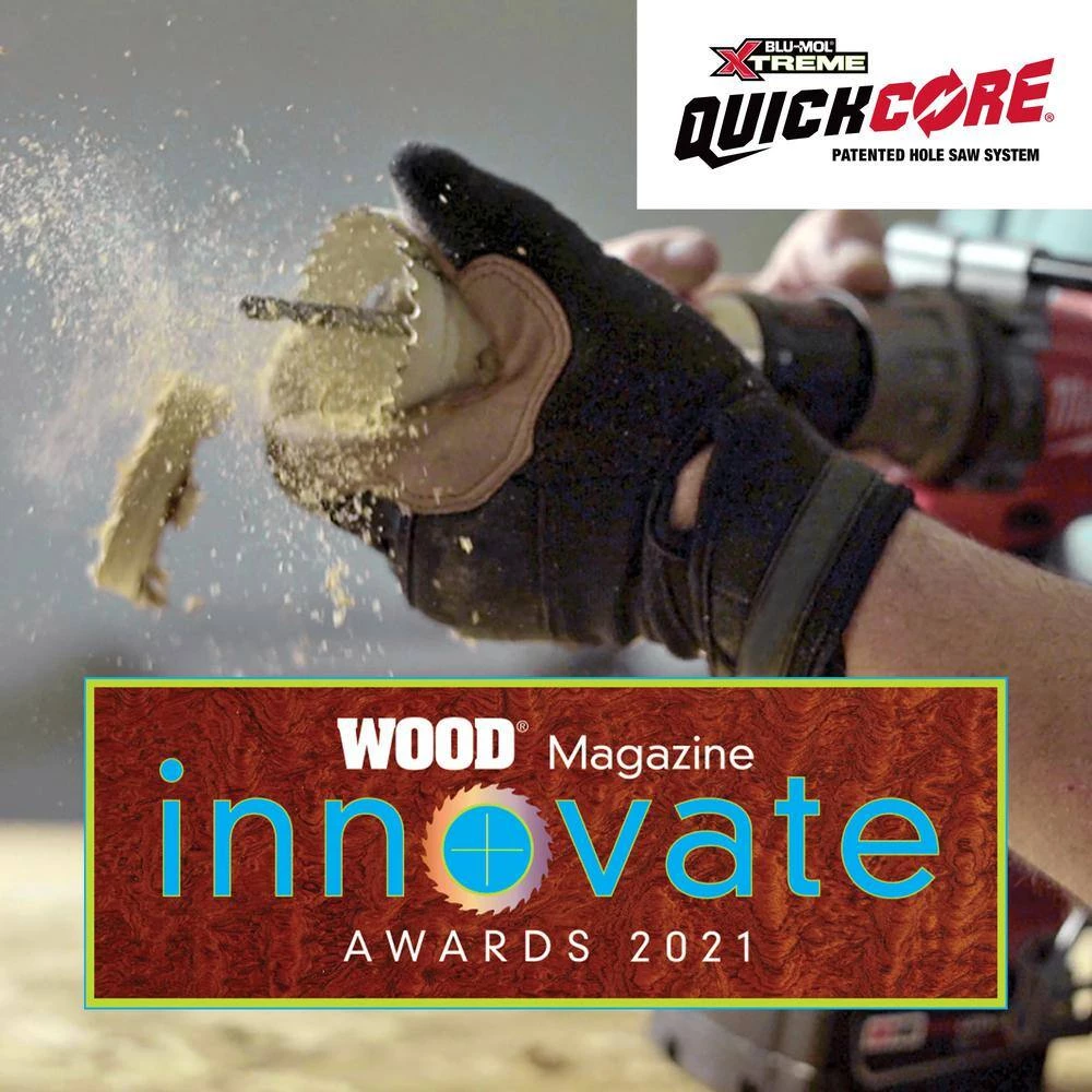 Disston Quickcore 2-1/2 in. Quick Change 1-7/8 in. D Hole Saw by BLU-MOL 2 Disston Quickcore 2-1/2 in. Quick Change 1-7/8 in. D Hole Saw by BLU-MOL - Image 2
