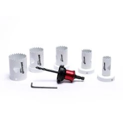 Disston Quickcore Hole Saws and Quick Change Arbor Set (7-Piece) by BLU-MOL