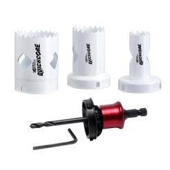Disston QuickCore Hole Saw Starter Kit (4-Piece) by BLU-MOL