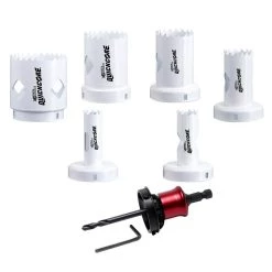 Disston QuickCore Electrictians Hole Saw Set (7-Piece) by BLU-MOL