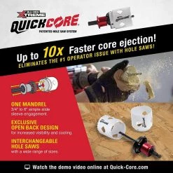 Disston QuickCore Top 20 Hole Saw Sizes Kit (22-Piece) by BLU-MOL 8 Disston QuickCore Top 20 Hole Saw Sizes Kit (22-Piece) by BLU-MOL -Industrial Tools Sales blu mol hole saws bits e0100249 4f 1000