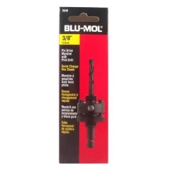 3/8 in. Hex Shank Pin Drive Mandrel Hole Saw Accessory for 1-1/4 in. x 6 in. Bi-Metal Hole Saws by BLU-MOL