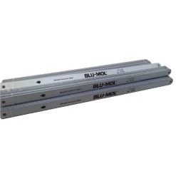 12 in. x 1/2 in. x 0.025 in. 24 Teeth per in. Bi-Metal Hack Saw Blade (100-Pack) by BLU-MOL