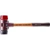 Simplex 60 3.5 lbs. Mallet with Black Rubber and Red Plastic Inserts by Halder