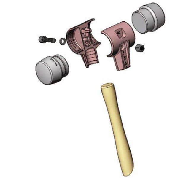 Simplex 100 1 lbs. Hard Superplastic Replacement Face Insert by Halder 2 Simplex 100 1 lbs. Hard Superplastic Replacement Face Insert by Halder - Image 2