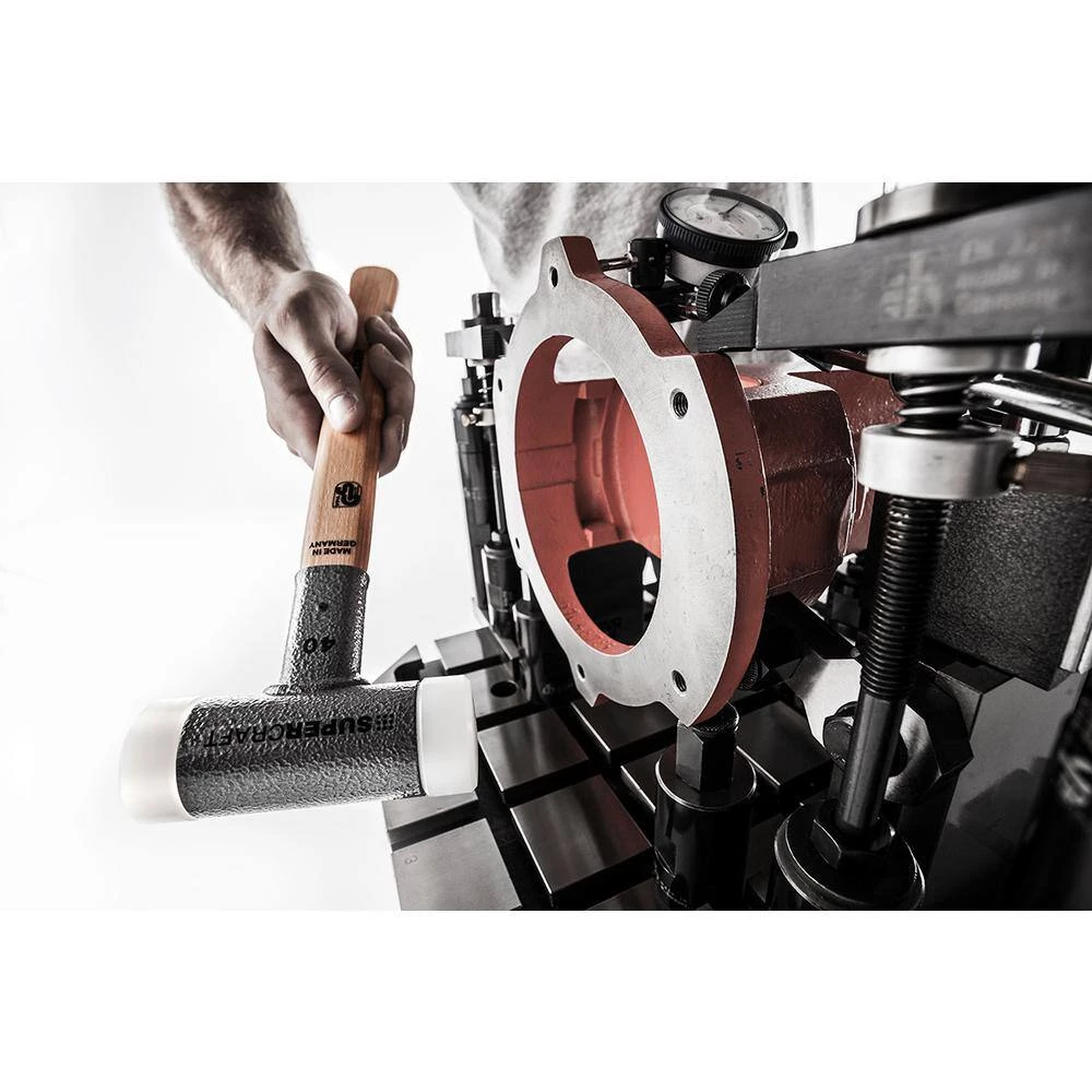 Supercraft 35 Dead Blow 1.23 lbs. Nylon Hammer with 13.19 in. Hickory Handle by Halder 6 Supercraft 35 Dead Blow 1.23 lbs. Nylon Hammer with 13.19 in. Hickory Handle by Halder - Image 6