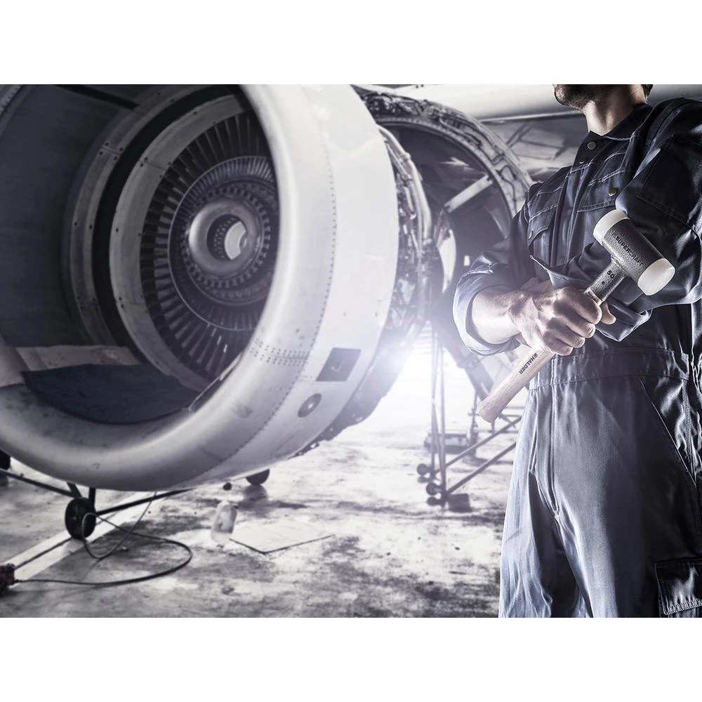 Supercraft 35 Dead Blow 1.23 lbs. Nylon Hammer with 13.19 in. Hickory Handle by Halder 5 Supercraft 35 Dead Blow 1.23 lbs. Nylon Hammer with 13.19 in. Hickory Handle by Halder - Image 5