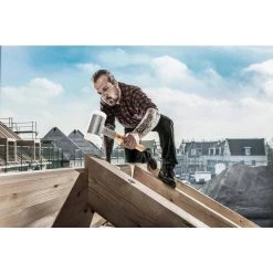 Supercraft 45 Dead Blow 1.83 lbs. Nylon Hammer with 14.17 in. Hickory Handle by Halder -Industrial Tools Sales halder mallets 3366 045 76 1000