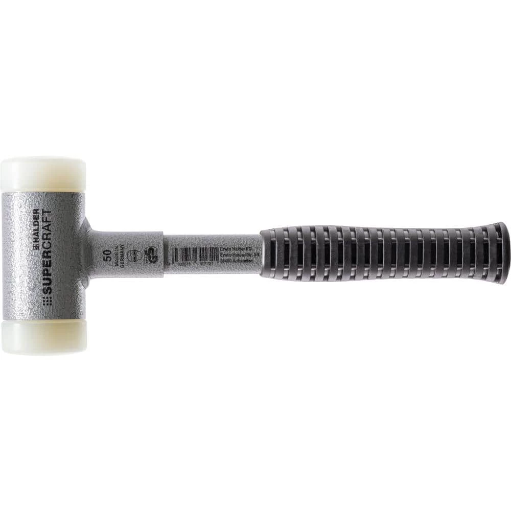 Supercraft 30 Dead Blow 1.29 lbs. Nylon Hammer with 11.61 Metal Handle Rubber Grip by Halder 1 Supercraft 30 Dead Blow 1.29 lbs. Nylon Hammer with 11.61 Metal Handle Rubber Grip by Halder