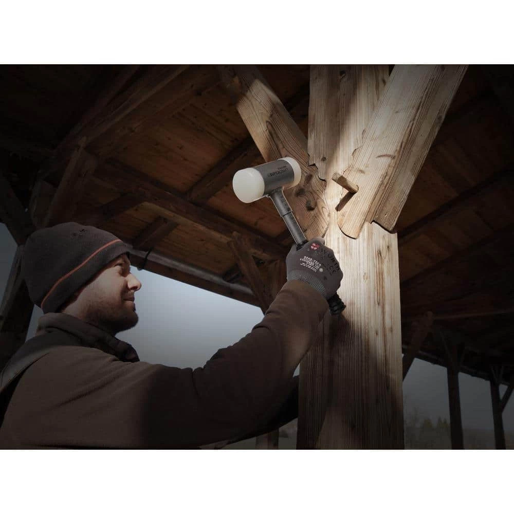 Supercraft 45 Dead Blow 2.06 lbs. Nylon Hammer with 12.2 Metal Handle Rubber Grip by Halder 5 Supercraft 45 Dead Blow 2.06 lbs. Nylon Hammer with 12.2 Metal Handle Rubber Grip by Halder - Image 5