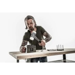 Supercraft 45 Dead Blow 2.06 lbs. Nylon Hammer with 12.2 Metal Handle Rubber Grip by Halder 13 Supercraft 45 Dead Blow 2.06 lbs. Nylon Hammer with 12.2 Metal Handle Rubber Grip by Halder -Industrial Tools Sales halder mallets 3377 045 44 1000