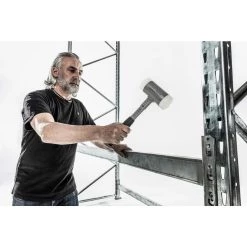 Supercraft 45 Dead Blow 2.06 lbs. Nylon Hammer with 12.2 Metal Handle Rubber Grip by Halder 14 Supercraft 45 Dead Blow 2.06 lbs. Nylon Hammer with 12.2 Metal Handle Rubber Grip by Halder -Industrial Tools Sales halder mallets 3377 045 fa 1000