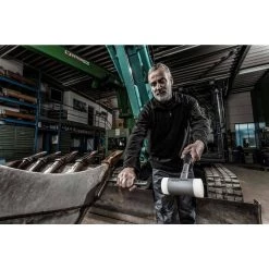 Supercraft 60 Dead Blow 3.86 lbs. Nylon Hammer with 12.8 in. Metal Handle Rubber Grip by Halder -Industrial Tools Sales halder mallets 3377 060 76 1000