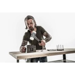 Supercraft 70 Dead Blow 5 lbs. Nylon Hammer with 13.19 in. Metal Handle Rubber Grip by Halder -Industrial Tools Sales halder mallets 3377 070 44 1000