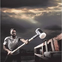 Supercraft Dead Blow 15.54 lbs. Nylon Sledgehammer with 39.37 in. Hickory Handle by Halder -Industrial Tools Sales halder sledge hammers 3366 107 44 1000