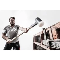 Supercraft Dead Blow 15.54 lbs. Nylon Sledgehammer with 39.37 in. Hickory Handle by Halder -Industrial Tools Sales halder sledge hammers 3366 107 4f 1000