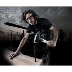 Maxxcraft 2.2 lbs. Cross Peen Hammer with 14.17 in. Hickory Handle by Halder -Industrial Tools Sales halder specialty hammers 3666 010 76 1000