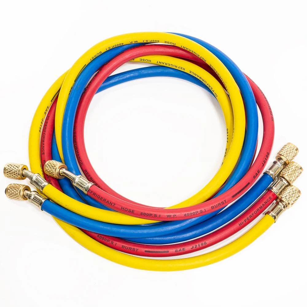 HVAC R134A R12 R22 R404A R407C R502 A/C Diagnostic Manifold Gauge Kit for Charging Refrigeration by STARK USA 5 HVAC R134A R12 R22 R404A R407C R502 A/C Diagnostic Manifold Gauge Kit for Charging Refrigeration by STARK USA - Image 5