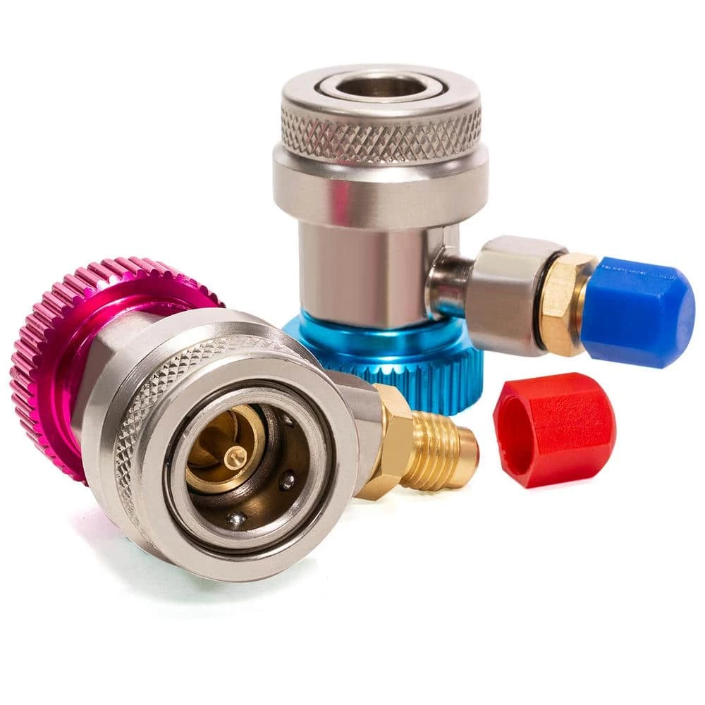 HVAC R134A R12 R22 R404A R407C R502 A/C Diagnostic Manifold Gauge Kit for Charging Refrigeration by STARK USA 3 HVAC R134A R12 R22 R404A R407C R502 A/C Diagnostic Manifold Gauge Kit for Charging Refrigeration by STARK USA - Image 3