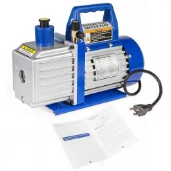 1/2 HP 5 CFM Rotary Air Vacuum Pump HVAC A/C Refrigerant by STARK USA -Industrial Tools Sales stark usa air compressor parts 71095 h 76 1000