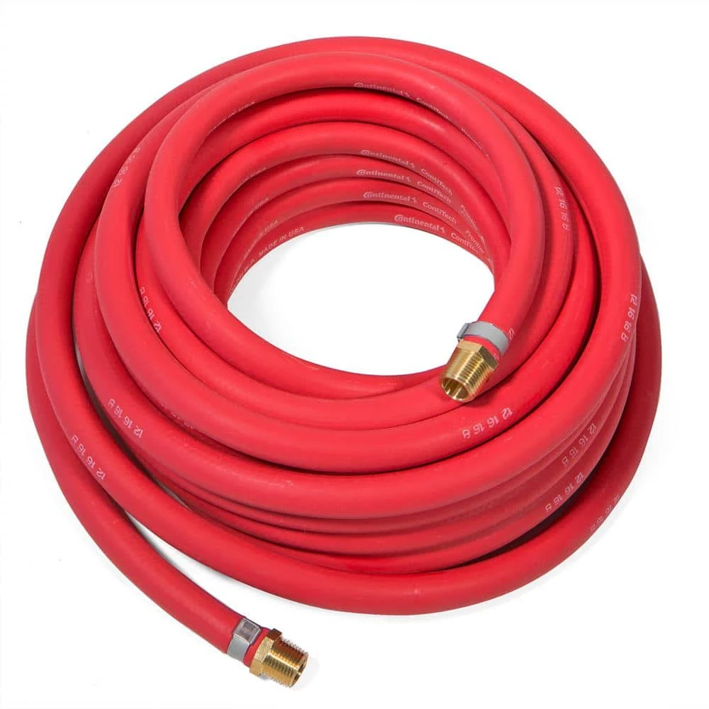 1/2 in. x 50 ft. All-Weather Durable Pneumatic Compressor Rubber Air Hose in Red by STARK USA 1 1/2 in. x 50 ft. All-Weather Durable Pneumatic Compressor Rubber Air Hose in Red by STARK USA