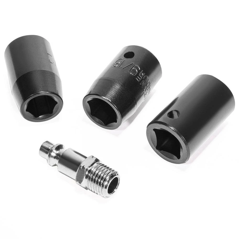 1/2 in. Drive Air Impact Wrench Gun Extended Anvil with 3 Socket Set by STARK USA 7 1/2 in. Drive Air Impact Wrench Gun Extended Anvil with 3 Socket Set by STARK USA - Image 7