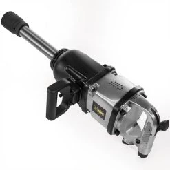 2,000 ft./lbs. 1 in. Heavy-Duty Long Shark Air Impact Wrench with 8 in. Extended Anvil by STARK USA