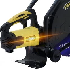 16 in. 3200-Watt Circular Cut Concrete Saw Cutter with Water Line Attachment (No-Blade) by STARK USA -Industrial Tools Sales stark usa concrete saws 50120 h2 1f 1000