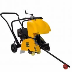 35 in. L x 17 in. W 5 HP Engine Walk Behind Floor 14 in. Concrete Saw Cement 163 CC Gasoline Cut Off Saw by STARK USA