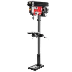 16-Speed Stationary Drill Press Floor Stand Laser Light with 5/8 in. Chuck Capacity by STARK USA
