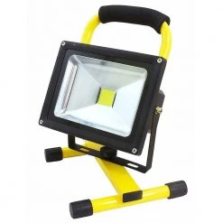 Rechargeable power LED Cob work Light stand waterproof 20 Watt Battery by STARK USA