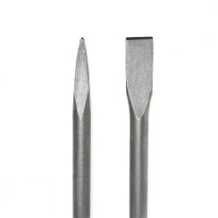 16 in. Flat and Point Bit Chisel and 1-1/8 in. Steel Hex Shank for Electric Demolition Jack Hammer (2-Piece) by STARK USA 5 16 in. Flat and Point Bit Chisel and 1-1/8 in. Steel Hex Shank for Electric Demolition Jack Hammer (2-Piece) by STARK USA -Industrial Tools Sales stark usa masonry drill bits 61112 h1 4f 1000