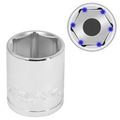 1/2 in. Drive Socket Set 90T-Ratchet Extension Bars SAE and Metric CR-V (55-Pieces) by STARK USA -Industrial Tools Sales stark usa ratchet socket sets 35300 1f 1000