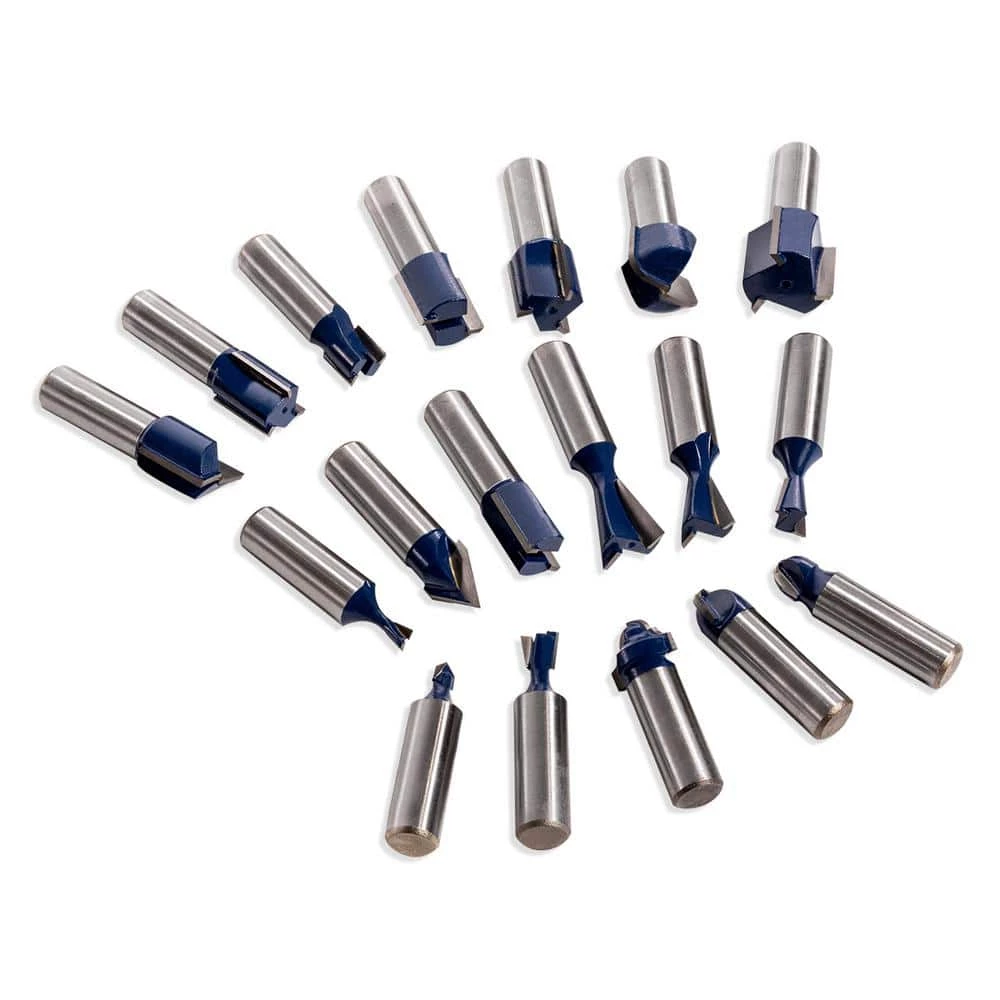 Tungsten Carbide Multi-Purpose Router Bit Set (80-Piece) by STARK USA 4 Tungsten Carbide Multi-Purpose Router Bit Set (80-Piece) by STARK USA - Image 4