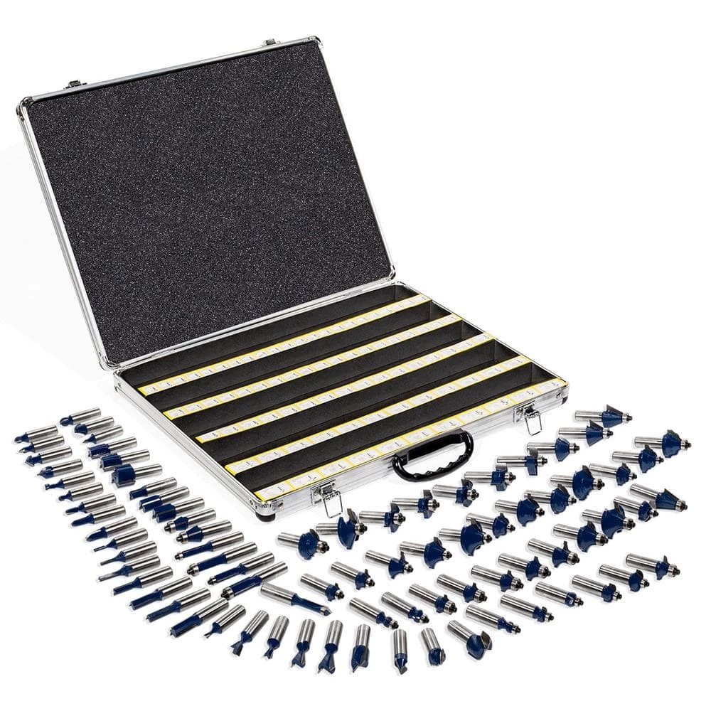 Tungsten Carbide Multi-Purpose Router Bit Set (80-Piece) by STARK USA 2 Tungsten Carbide Multi-Purpose Router Bit Set (80-Piece) by STARK USA - Image 2