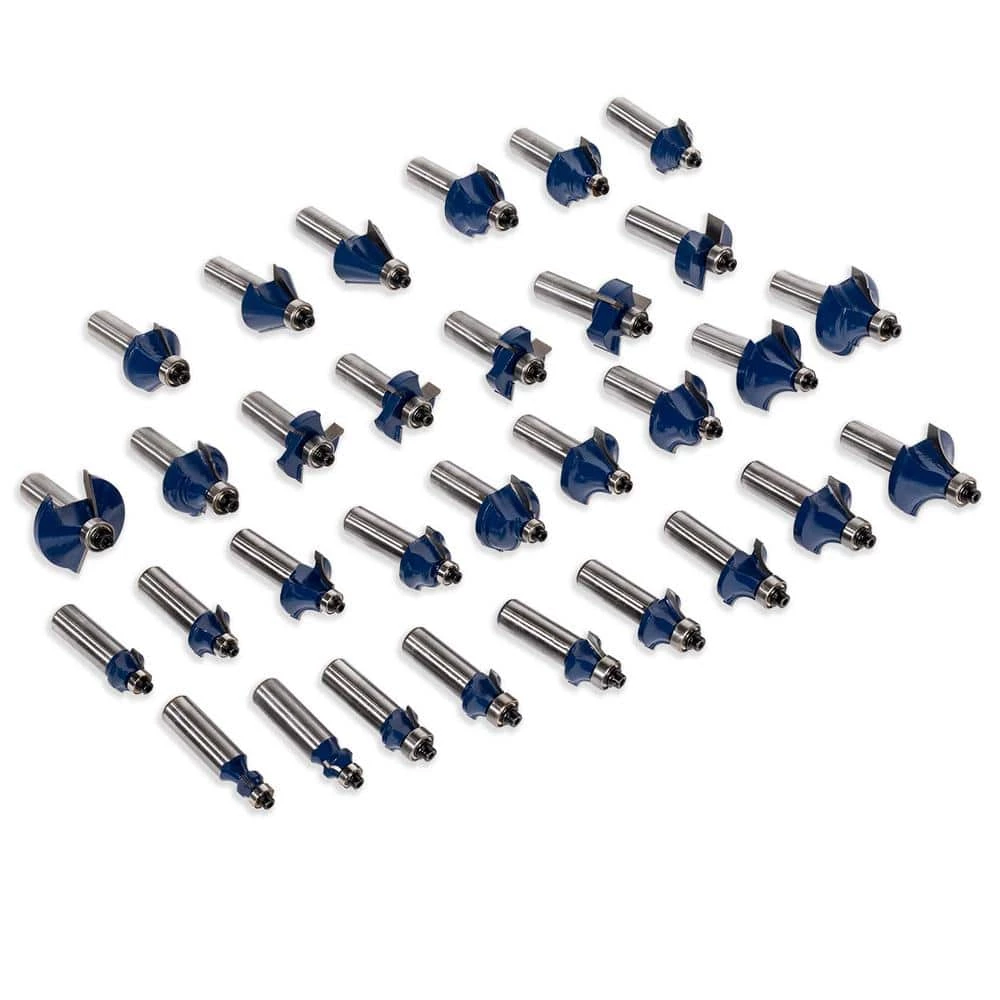 Tungsten Carbide Multi-Purpose Router Bit Set (80-Piece) by STARK USA 6 Tungsten Carbide Multi-Purpose Router Bit Set (80-Piece) by STARK USA - Image 6