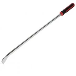 36 in. Jumbo Go-Through Heavy-Duty Bent Tip Pry Bar with Padded Handle by STARK USA