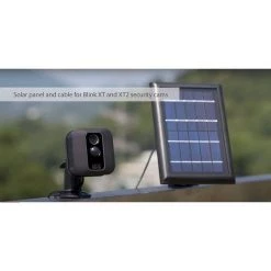 Solar Panel with Internal Battery for Blink Outdoor, Blink XT and Blink XT2 Security Camera (1-Pack, Black) by Wasserstein -Industrial Tools Sales wasserstein home safety accessories 4895230301531 44 1000