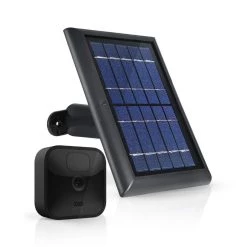 Solar Panel with Internal Battery for Blink Outdoor, Blink XT and Blink XT2 Security Camera (1-Pack, Black) by Wasserstein