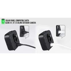 Blink Floodlight and Solar Panel Charger - Motion-Activated for Blink Outdoor, Blink XT and Blink XT2 Camera (Black) by Wasserstein -Industrial Tools Sales wasserstein home safety accessories 4895230301999 1f 1000