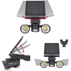 Blink Floodlight and Solar Panel Charger - Motion-Activated for Blink Outdoor, Blink XT and Blink XT2 Camera (Black) by Wasserstein -Industrial Tools Sales wasserstein home safety accessories 4895230301999 4f 1000