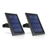 Solar Panel with Internal Battery for Blink Outdoor, Blink XT and Blink XT2 Security Camera (2-Pack, Black) by Wasserstein