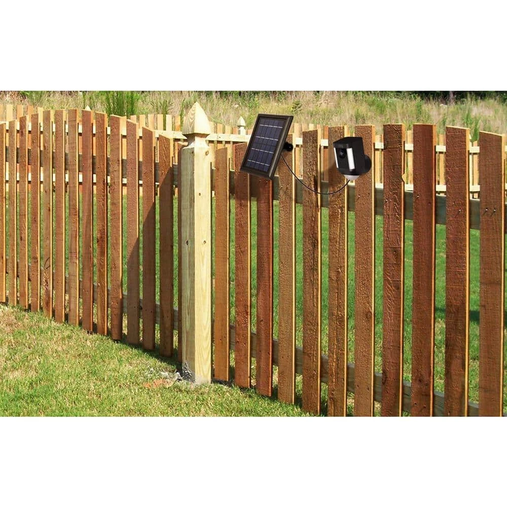 Solar Panel Compatible with Ring Spotlight Cam Battery and Ring Stick Up Cam Battery (1 Pack, Black) by Wasserstein 5 Solar Panel Compatible with Ring Spotlight Cam Battery and Ring Stick Up Cam Battery (1 Pack, Black) by Wasserstein - Image 5